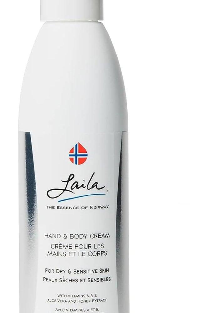 Geir Ness Laila Hand and Body Cream for Women - 8 Ounce Moisturizer for Dry and Sensitive Skin - Image 1